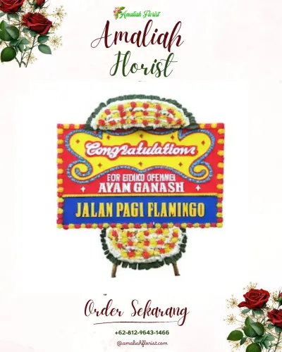 Bunga Papan Congratulation di Padakembang